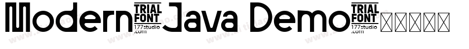 Modern-Java Demo字体转换